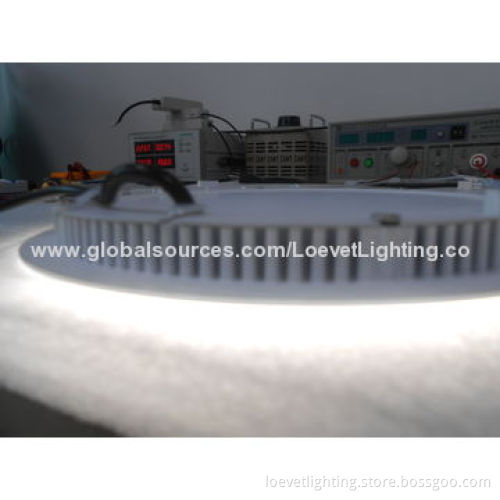 LED round panel light with 85 lm/w, 3 years warranty, CE/RoHS/FCC approved